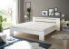 Bett >Cannes< in Weiß - 185x71x204cm (BxHxT)
