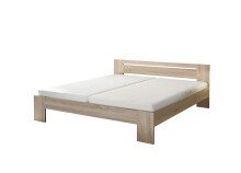Bett >Cannes< in Eiche Sonoma - 185x71x204cm (BxHxT)
