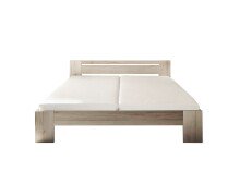 Bett >Cannes< in Eiche San Remo hell - 185x71x204cm (BxHxT)