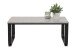 Couchtisch >FREDDY< in Marmoroptik/Schwarz aus Holzwerkstoff - 90x36x60 (BxHxT)