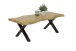 Couchtisch >GERD< in Wildeiche/Schwarz aus Holzwerkstoff - 110x42x60cm (BxHxT)