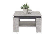 Couchtisch >TIM< in Beton/anthrazit aus Holzwerkstoff - 68x41x68cm (BxHxT)