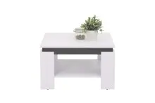 Couchtisch >TIM< in Weiß/Anthrazit aus...