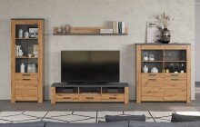 Lowboard >Follow< in Artisan Eiche Melamin - 180x43x50 (BxHxT)