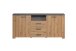 Kommode >Follow< in Artisan Eiche Melamin - 180x83x40 (BxHxT)
