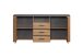 Kommode >Follow< in Artisan Eiche Melamin - 180x83x40 (BxHxT)