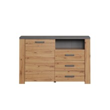 Kommode >Follow< in Artisan Eiche Melamin -...