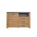 Kommode >Follow< in Artisan Eiche Melamin - 127x83x40 (BxHxT)