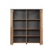 Highboard >Follow< in Artisan Eiche Melamin - 127x139x40 (BxHxT)