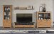 Highboard >Follow< in Artisan Eiche Melamin - 127x139x40 (BxHxT)