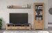Wohnwand >Follow< in Artisan Eiche Melamin - 268x199x50 (BxHxT)