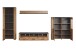 Wohnwand >Follow< in Artisan Eiche Melamin - 409x199x50 (BxHxT)