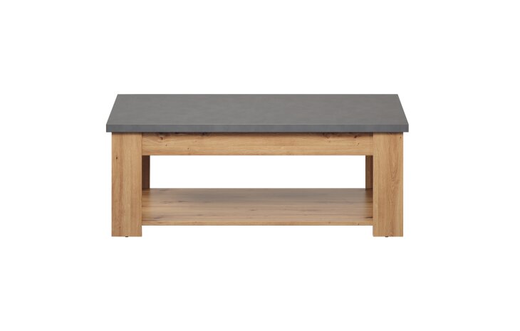 Couchtisch >Follow< in Artisan Eiche - 120x46x67 (BxHxT)