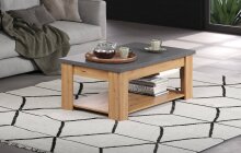 Couchtisch >Follow< in Artisan Eiche - 120x46x67 (BxHxT)