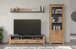 Wandboard >Follow< in Artisan Eiche aus Holzwerkstoff - 180x20x22cm (BxHxT)