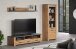 Wandboard >Follow< in Artisan Eiche aus Holzwerkstoff - 180x20x22cm (BxHxT)
