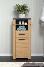 Badkommode >Follow< in Artisan Eiche Melamin - 53x118x35 (BxHxT)