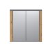 Badezimmerspiegelschrank >Follow< in Artisan Eiche Melamin - 79x78x20 (BxHxT)
