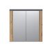 Badezimmerspiegelschrank >Follow< in Artisan Eiche Melamin - 79x78x20 (BxHxT)