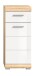 Hochschrank >Lambada< in sonoma eiche hell/weiß - 37x88x31cm (BxHxT)