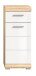 Hochschrank >Lambada< in sonoma eiche hell/weiß - 37x88x31cm (BxHxT)