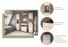 Hochschrank >Lambada< in sonoma eiche hell/weiß - 37x88x31cm (BxHxT)