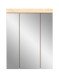 Badezimmerspiegelschrank >Lambada< in sonoma eiche hell/spiegelglas