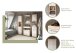Badezimmer-Set >Lambada< in sonoma eiche hell/weiß - 60x191x34cm (BxHxT)
