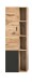 Midischrank >Grado< in nox oak - 48x144x35cm (BxHxT)