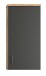 Wandhängeschrank >Grado< in nox oak - 37x75x25cm (BxHxT)