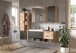 Wandhängeschrank >Grado< in nox oak - 37x75x25cm (BxHxT)