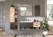 Wandhängeschrank >Grado< in nox oak - 37x75x25cm (BxHxT)