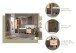 Wandhängeschrank >Grado< in nox oak - 37x75x25cm (BxHxT)