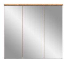 Badezimmerspiegelschrank >Grado< in nox oak/spiegel...