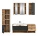 Badezimmer-Set >Grado< in nox oak - 203x192x48cm (BxHxT)