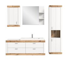 Badezimmer-Set >Laredo< in weiß/weiß...