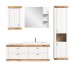 Badezimmer-Set >Laredo< in weiß/weiß matt - 192x48cm (BxT)