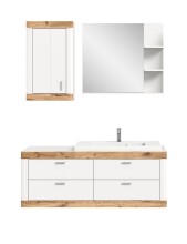 Badezimmer-Set >Laredo< in weiß/weiß...