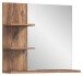 Badspiegel >Ramon< in grau - 80x70x20cm (BxHxT)