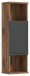 Hochschrank >Ramon< in grau - 35x112x25cm (BxHxT)