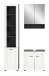 Badezimmer-Set >Lago< in grau/weiß matt - 115x188x34cm (BxHxT)