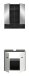 Badezimmer-Set >Lago< in grau/weiß matt - 60x188x34cm (BxHxT)