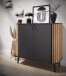 Kommode >Pure< in grau - 92x87,5x40cm (BxHxT)