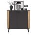 Kommode >Pure< in grau - 92x87,5x40cm (BxHxT)