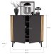 Kommode >Pure< in grau - 92x87,5x40cm (BxHxT)