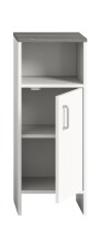 Hochschrank >Los Angeles< in weiß - 33x80x31cm (BxHxT)