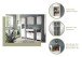 Hochschrank >Los Angeles< in weiß - 33x80x31cm (BxHxT)