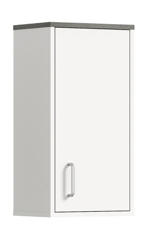 Wandhängeschrank >Los Angeles< in weiß - 32x60x21cm (BxHxT)
