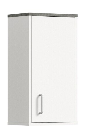 Wandhängeschrank >Los Angeles< in weiß - 32x60x21cm (BxHxT)