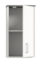 Wandhängeschrank >Los Angeles< in weiß - 32x60x21cm (BxHxT)